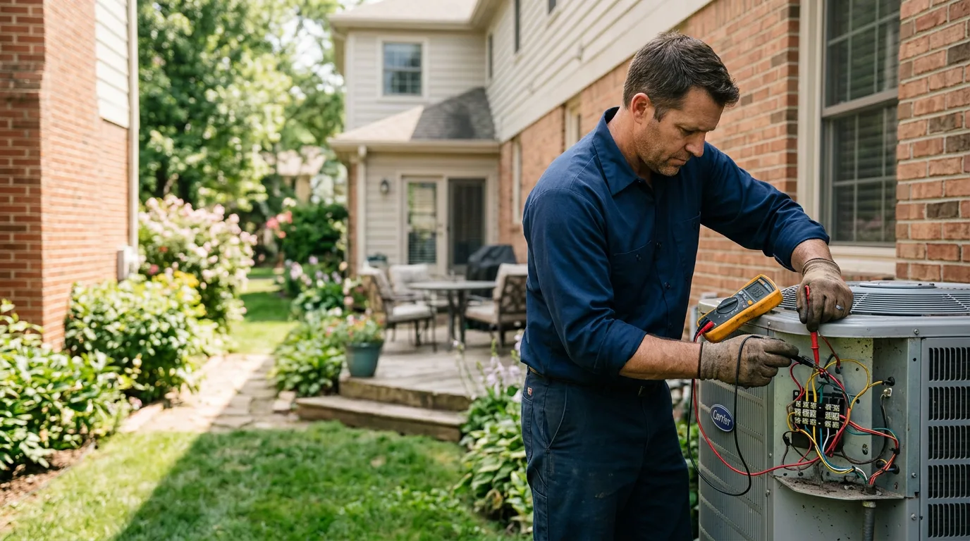 HVAC technician working near Matagorda, TX